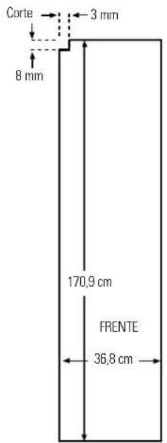 GE TFX27ZRXBB - Dimensiones de los paneles de madera hechos a medida - 1
