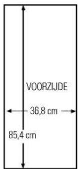 GE TFX27ZRXBB - Afmetingen van op maat gemaakte houten panelen - 4
