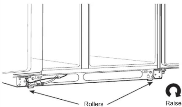 GE GSS23GGPWW - PUT THE REFRIGERATOR IN PLACE - 1