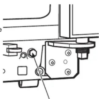 GE GSS23GGPWW - Pour ajuster les roulettes sur les modèles de les roulettes sur les modèles 23' (33 po de largeur) 25', 28': - 1