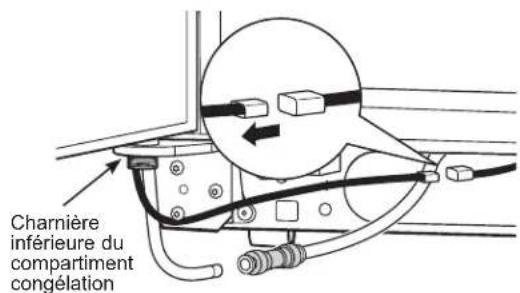 GE GSS23GGPWW - DÉBRANCHEZ LE RACCORD D'ALIMENTATION ÉLECTRIQUE (sur certains modèles) - 1