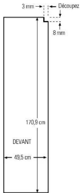 GE TFX27ZRBBB - Dimensions pour les panneaux de bois sur mesure - 3