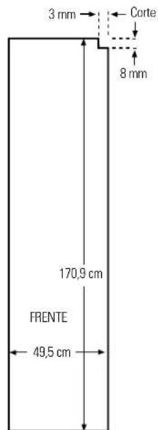 GE GSG25IEMFWW - Dimensiones de los paneles de madera hechos a medida - 3