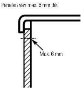 GE GSG25IEMFWW - Minder dan 6 mm dikke panelen - 1