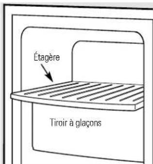 GE GSS25JFMWW - Pour enlever le bac à légumes inférieur : - 3