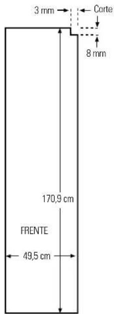 GE GSS25KGMWW - Dimensiones de los paneles de madera hechos a medida - 3