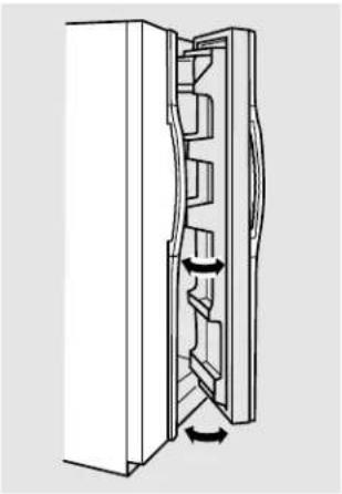 GE GSS25KGMWW - Les portes du réfrigérateur. - 1