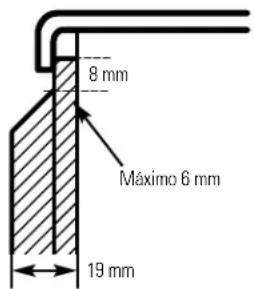 GE GSS25RGMBB - Painéis com menos de 6 mm de espessura - 2