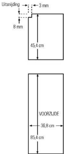 GE GSS25RGMBB - Afmetingen van op maat gemaakte houten panelen - 2