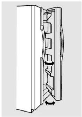 GE GSS25XSQSS - Les portes du réfrigérateur. - 1