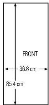 GE GSS25XSQSS - Dimensions for Custom Wood Panels - 3