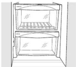 GE GSS22SSNSS - About the crispers and pans. - 1