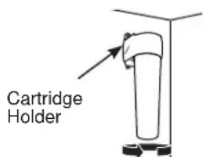 GE GSE23GGPBB - Installing the filter cartridge - 2