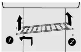 GE GSS25SGMBS - Pour enlever ce type de clayette : - 1