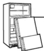 GE TPG21KRDWH - PROPER DISPOSAL OF THE REFRIGERATOR - 1