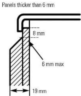 GE TPG21KRDWH - mm or Raised Panel - 1