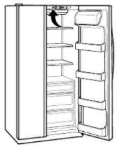 GE TPG21KRDWH - Les commandes de température. - 2