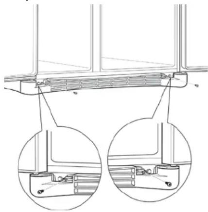 GE GSE25GYPFS - REMOVE THE BASE GRILLE - 1