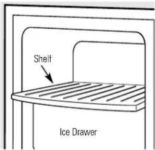 Shelf Ice Drawer