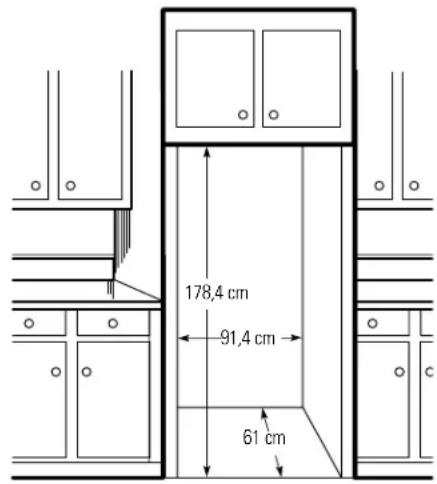 178,4 cm 91,4 cm 61 cm