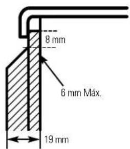 GE GSS25XGNCC - Panel de 19 mm o panel levantasdo - 1