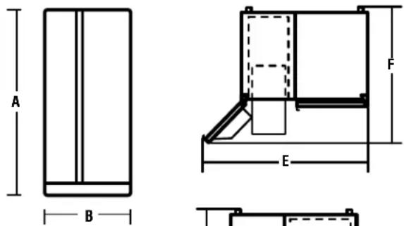 GE GSS25XGNCC - CLEARANCES - 1