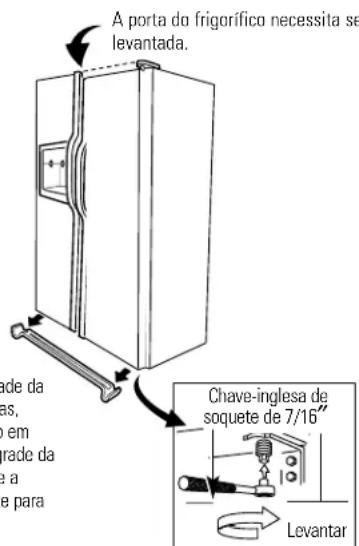 GE GSS25XGNCC - ALINHAMENTO DAS PORTAS - 1