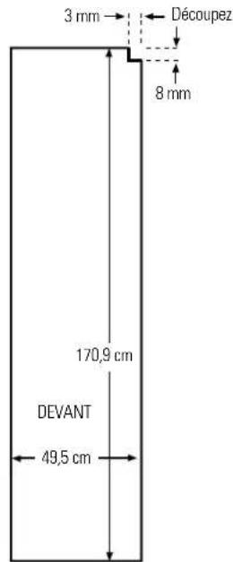 GE GSS25XGNCC - Dimensions pour les panneaux de bois sur mesure - 4