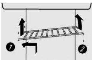 GE GSS25XGNCC - To remove this type of shelf: - 1