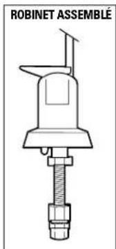 GE GXSV10C - Installation et raccordement des piles - 4