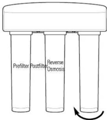 GE Profile PNRQ15FBL - Prefilter, Postfilter and Reverse Osmosis Membrane Cartridge Replacement Procedure - 3