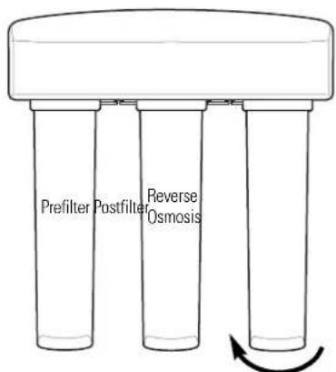 GE Profile PNRQ20FBB - Prefilter, Postfilter and Reverse Osmosis Membrane Cartridge Replacement Procedure - 3
