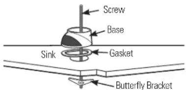 GE GNSV75RWW - Installation Steps (refer to illustration below for clarification) - 1