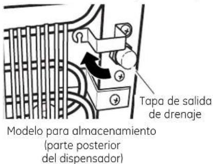 GE GXCF20KWW - Cómo drenar el dispensador - 1