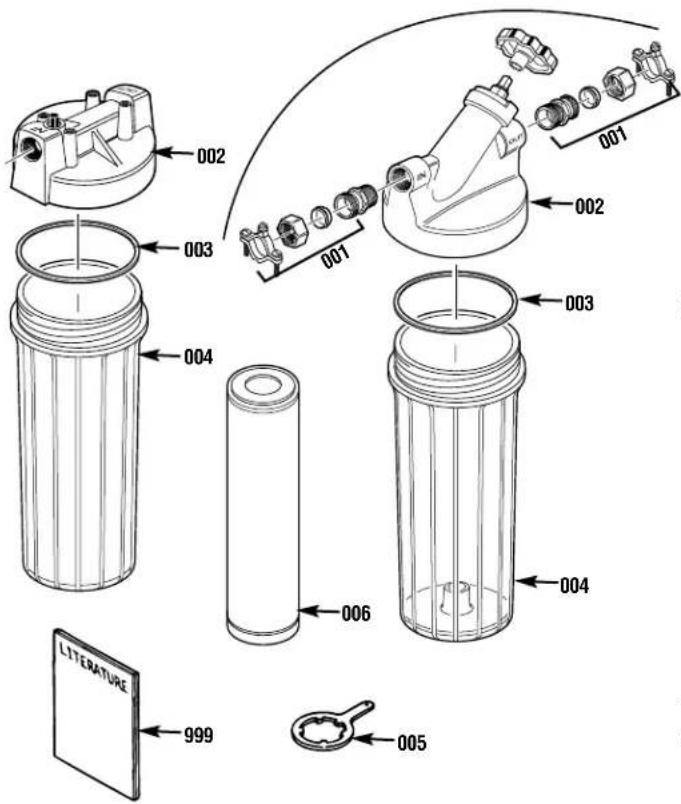 GE GXWH01C - PARTS LIST - 1