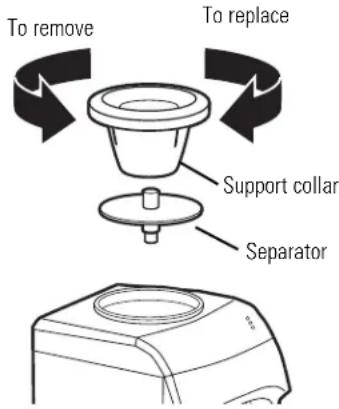 GE Profile PXCR33KSSDM - Draining the Dispenser - 2