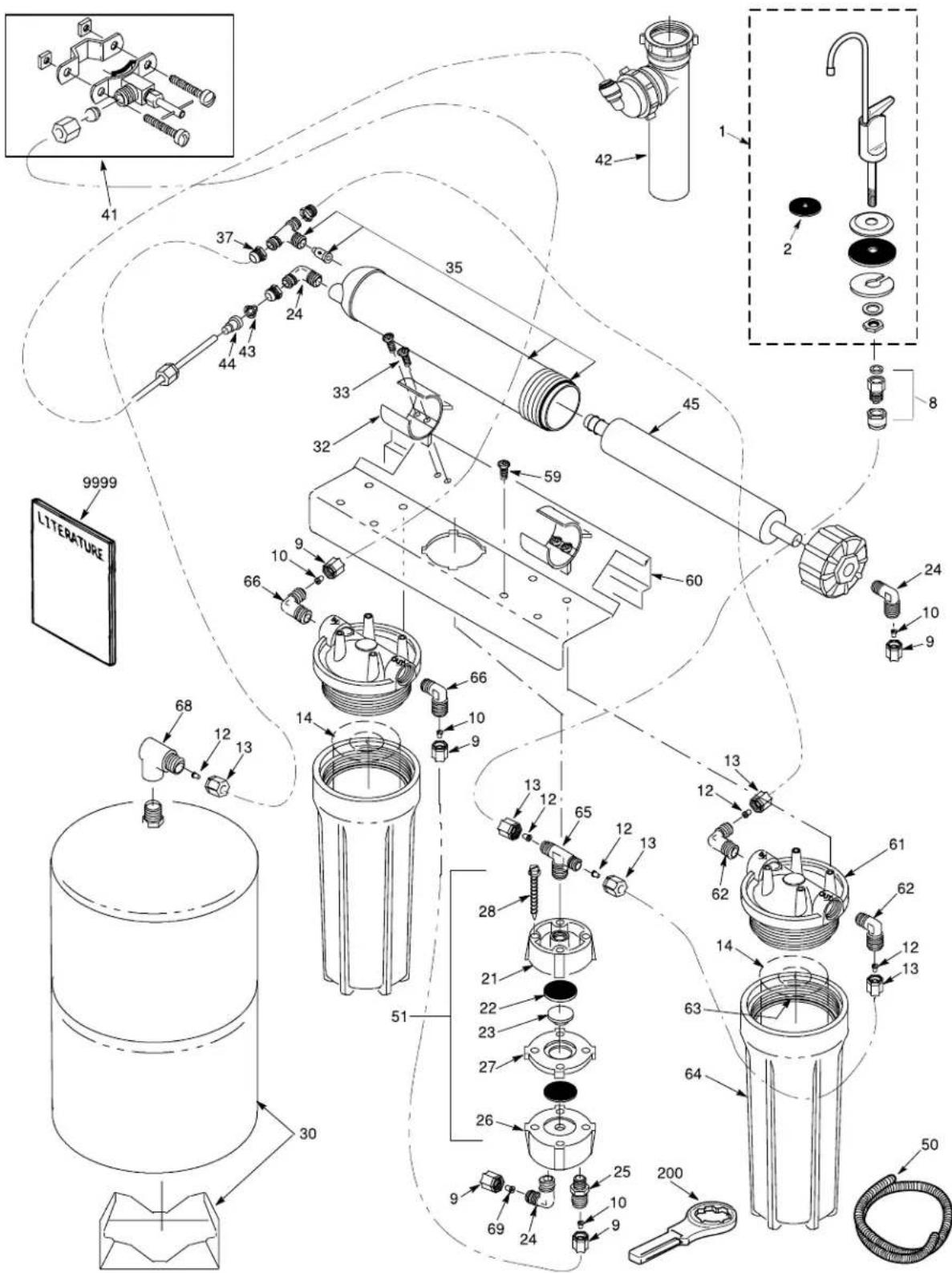 GE GXRV10ABL - Parts list. - 1