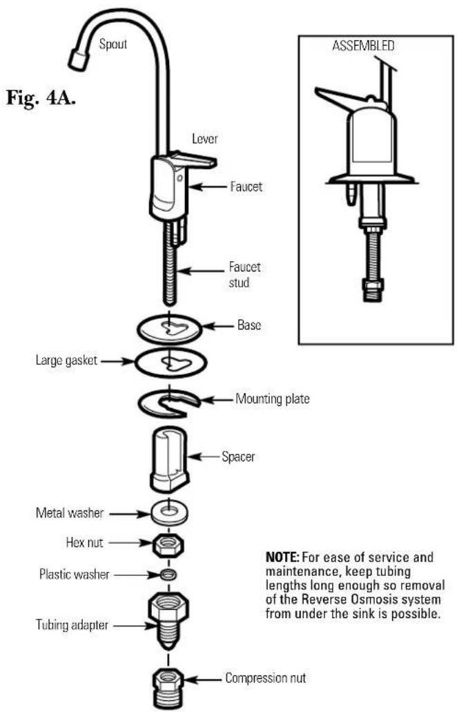 GE GXRV10ABL - Faucet Installation - 1