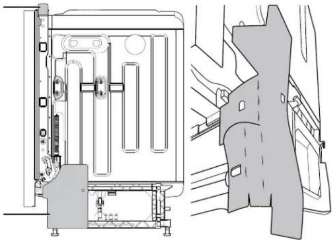 GE GDT635HSRSS - Installer les gaines latérales en mousse (sur certains modèles) - 4