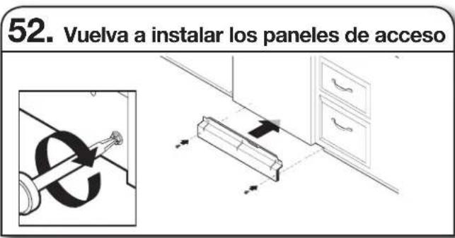 GE GDT635HSRSS - Vuelva a instalar los paneles de acceso y los elementos de sujeción - 3