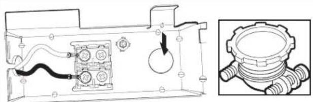 GE GDT635HSRSS - Instale el protector de cables - 1