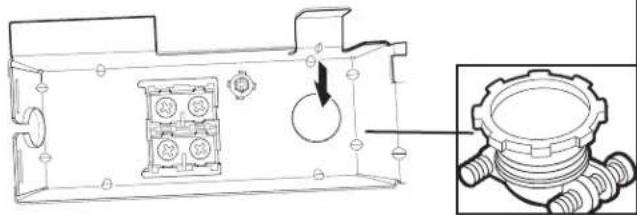 GE GDT635HSRSS - Fixer le cordon ou le fil sur le serre-câbles - 1