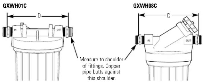 GE GXWH08C - Cut Water Line - 1
