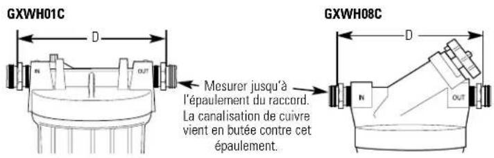 GE GXWH08C - Sectionnement de la canalisation d'eau - 1