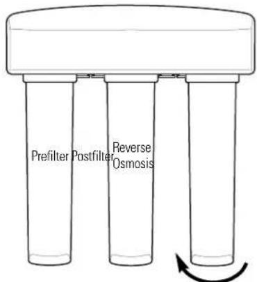 GE Profile PNRQ21LRB - Prefilter, Postfilter and Reverse Osmosis Membrane Cartridge Replacement Procedure - 3