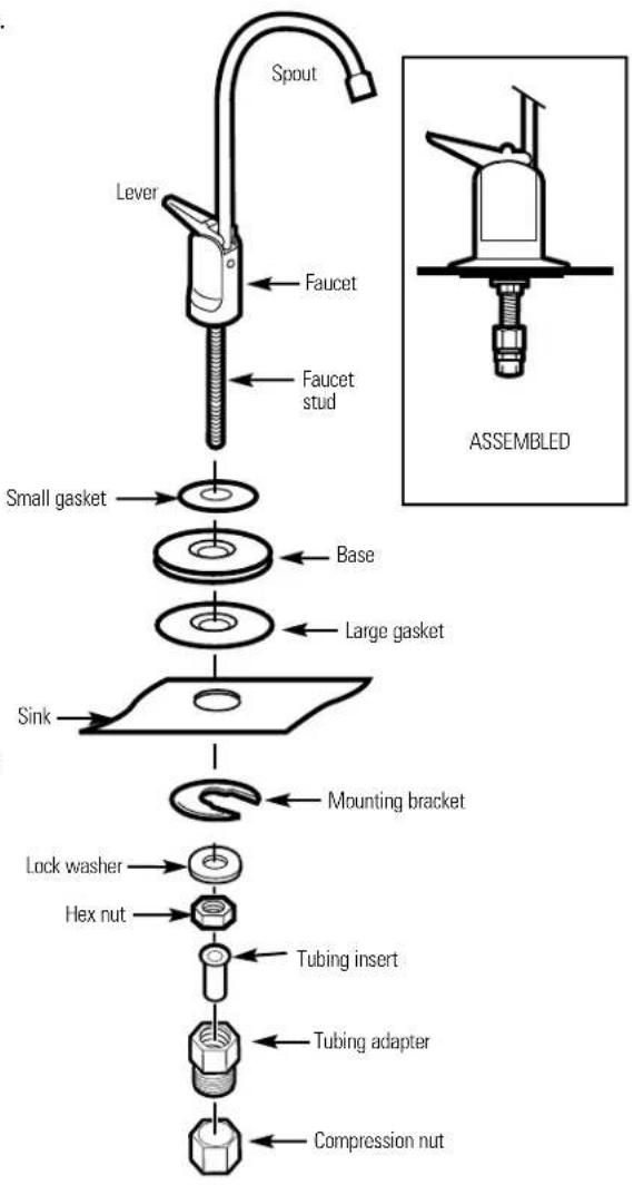 GE GX1S15C - Faucet Installation - 1