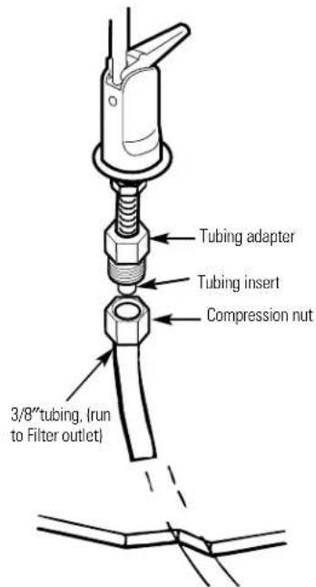 GE GX1S15C - Faucet Installation - 2