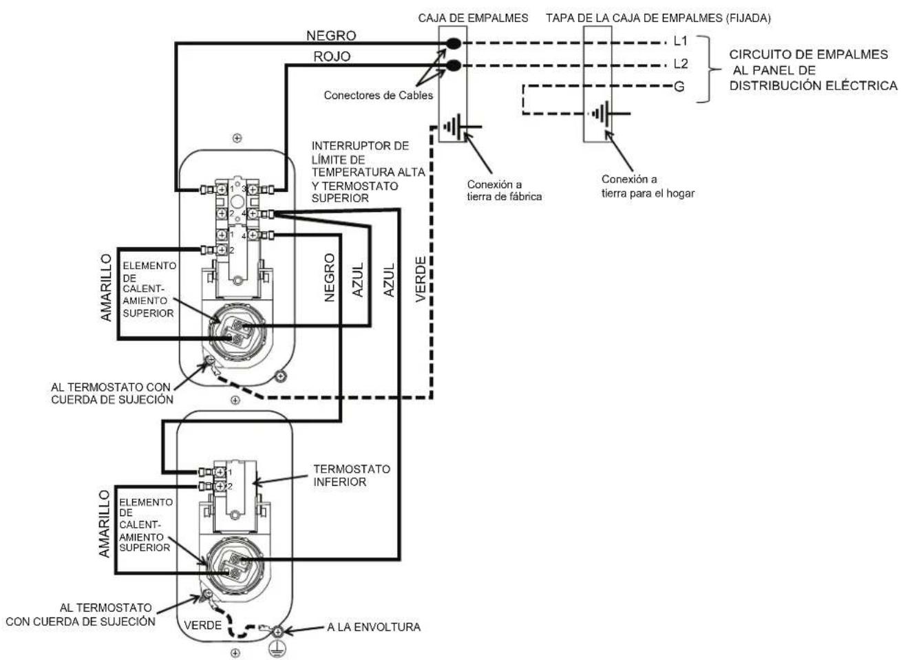 GE GE30T08BAM - Diagrama del Cableado - 1