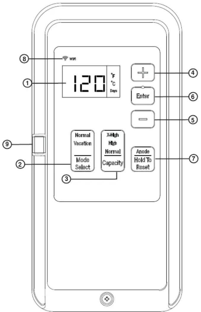 GE GE30S10BMM - To Adjust the Temperature - 1