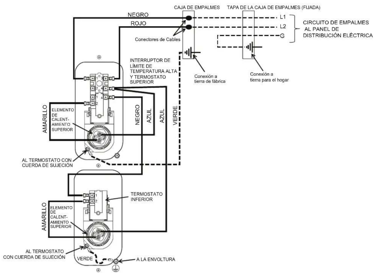 GE GE50T10BAM - Diagrama del Cableado - 1